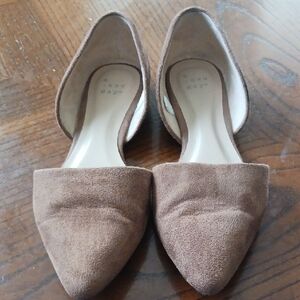 A New Day Women's Brownn Suede Flats